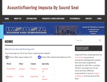 Tablet Screenshot of acousticflooring.com